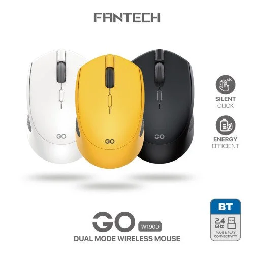 Fantech GO W190D Dual Mode Wireless Mouse