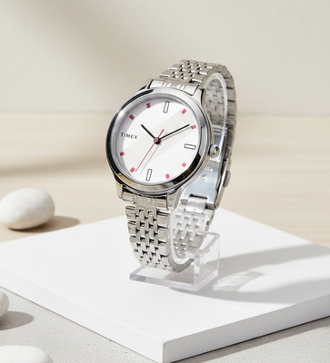 TIMEX Silver Dial Analog Watch - For Women image 2