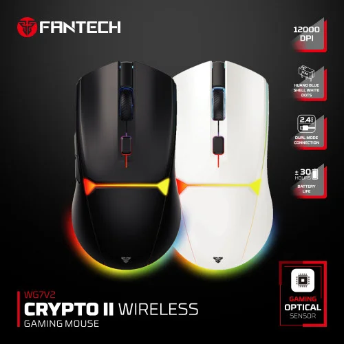 FANTECH WG7V2 CRYPTO II Wireless Gaming Mouse